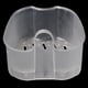 thumbnail image 5 of Estuche para baño para dentaduras postizas, caja para guardar dentaduras postizas con contenedor de red colgante., 5 of 5