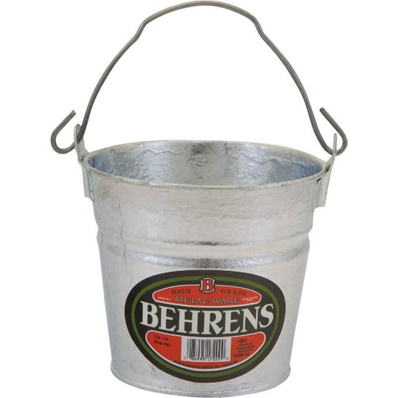 Behrens 2 Qt. Hot-Dipped Steel Pail 1202 1202 610216