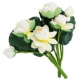 thumbnail image 3 of 2 UNIDS Lotus Lotus Flowers Bouquets Simulación Arreglos de Flores de Tablero, 3 of 7