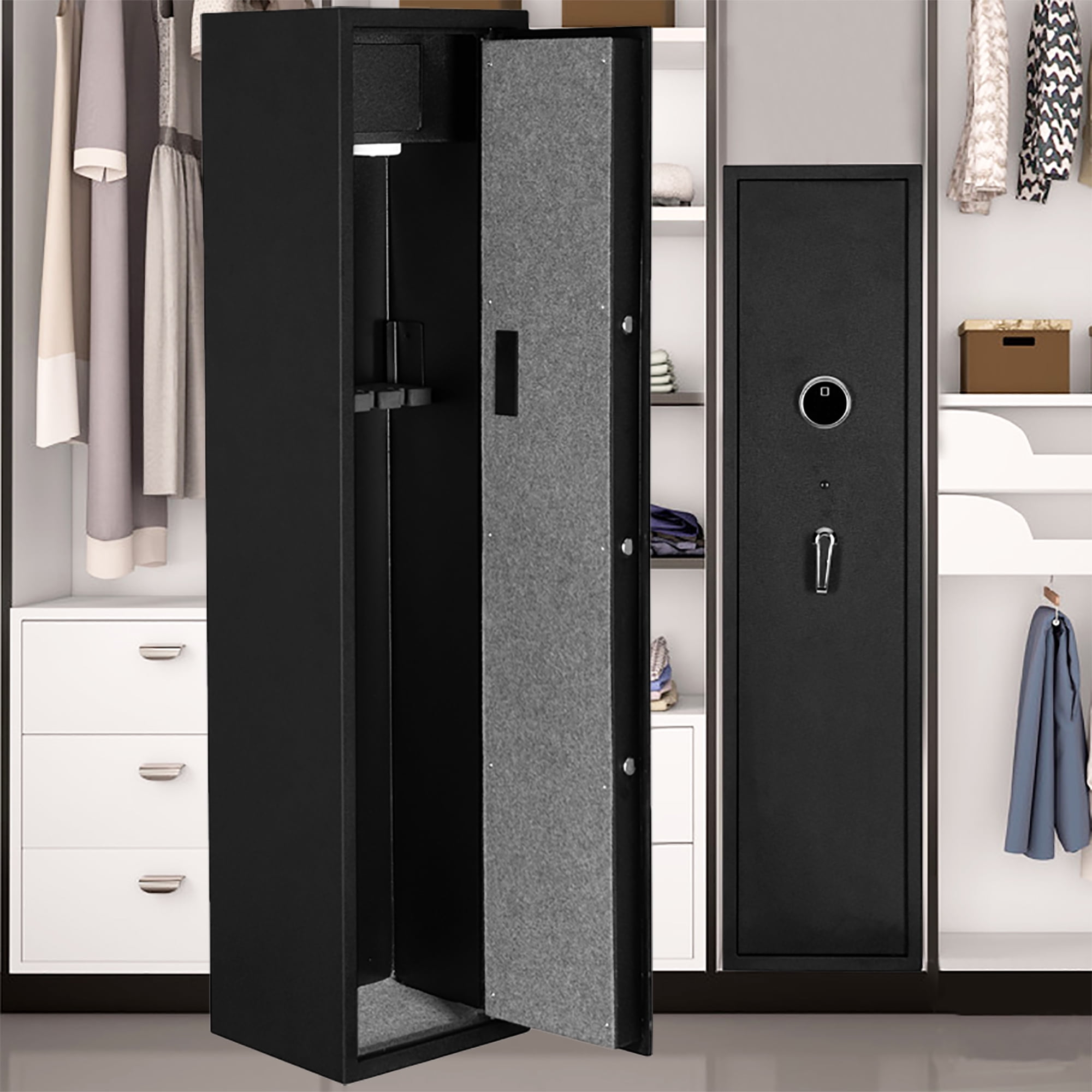 Seizeen Gun Safe Fingerprint Lock Gun Storage with 3 Quick