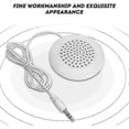 thumbnail image 5 of Garsent Mini Tragbar Lautsprecher, 3,5 mm HiFi Minilautsprecher Mit Klinkenstecker Reise Stereo Sound Speaker Fr Mp3, Mp4, Reproductor De CD, Práctico (wei), 5 of 5