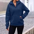 thumbnail image 2 of Inleife Womens Zip Up Hoodies Fleece Sweatshirts Fall Outfits Sweaters Winter Clothes with Pockets, 2 of 6