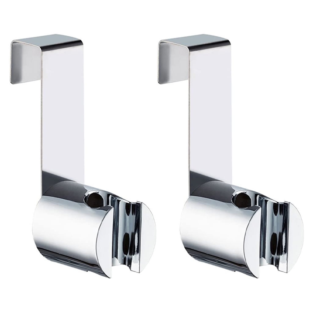 2x Stainless Steel Toilet Handheld Bidet Spray Hose Hanging Holder Bracket
