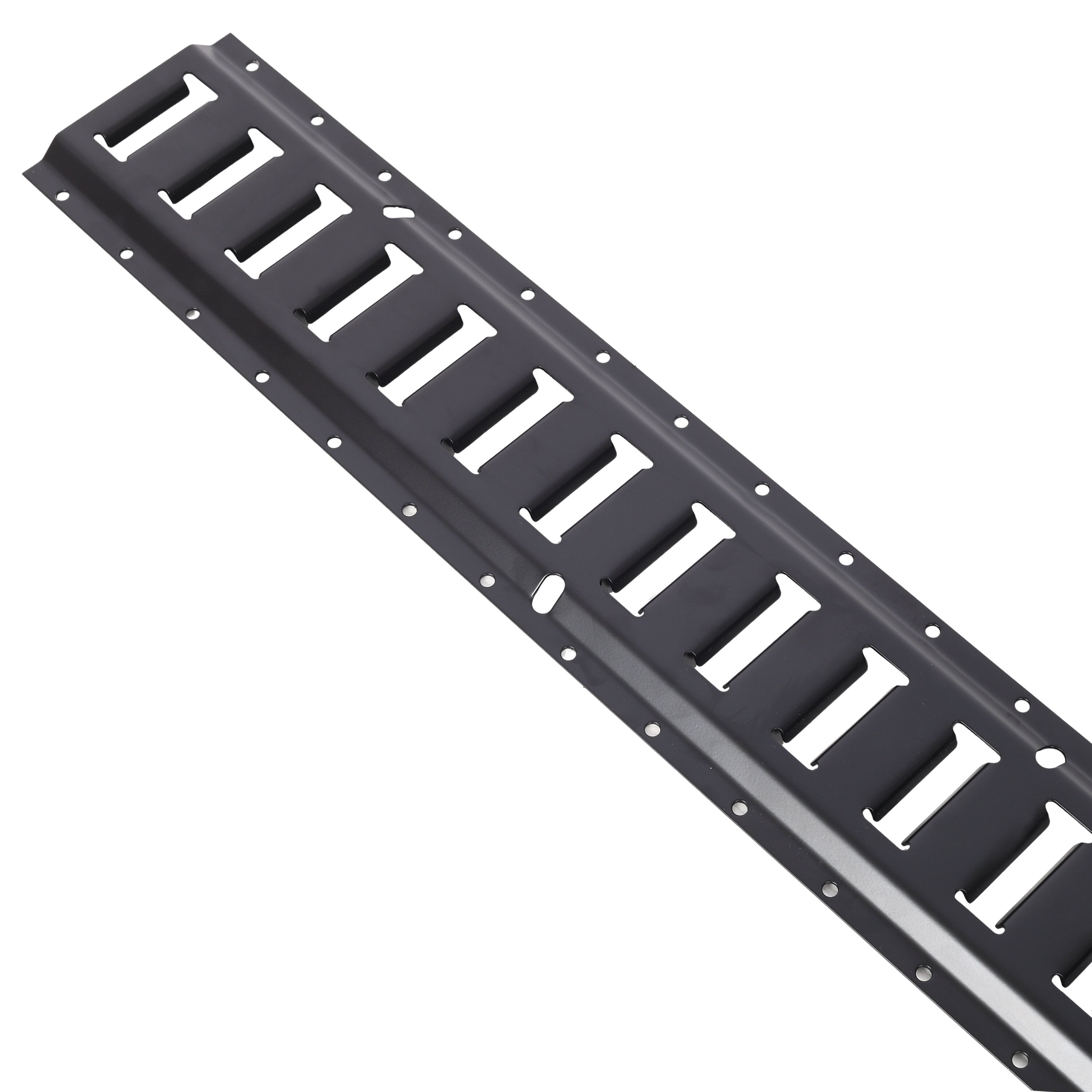 , 12PCS E Track Tie-Down Rail Kit, Trucks, Vans, Garages, Trailer Tie Down System,4 Pack 5ft Horizontal E-Track , 4 Pack Steel O-Ring Anchors,4 Pack Ratchet Straps, Black ,Steel ,