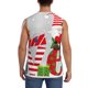 thumbnail image 4 of Balery Christmas Gnome With Love Camisetas sin mangas para hombre, absorbe la humedad y protege contra el mal olor.-XX-Large, 4 of 7