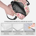 thumbnail image 4 of Goofa Rose Flowers Pattern Lunch Bag ,Insulated Lunch Box, Small Leakproof Cooler Food Lunch Containers Reusable High Capacity Lunch Tote Bags, 4 of 8