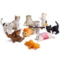 thumbnail image 2 of AYYUFE 10Pcs Mini Cartoon Cat Kitten Model Toys Ornaments Miniature Landscape, 2 of 6