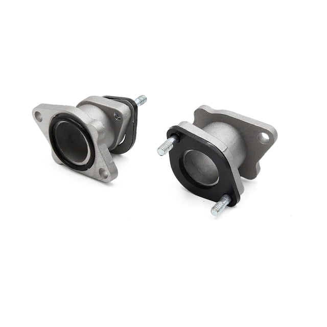Unique Bargains 2pcs Aluminum Alloy Motorcycle Intake Manifold Carburetor Connector for CG125