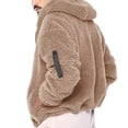 thumbnail image 4 of Turilly Jackets for Men Man Solid-Color Plush Pocket Zipper Long Sleeve Hooded Casual Jackets, 4 of 6