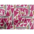 thumbnail image 4 of oneOone Cotton Poplin Fabric Triangle & Line Geometric Printed Fabric 1 Yard 42 Inch Wide, 4 of 4