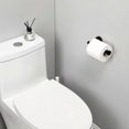 thumbnail image 3 of ZHAOCHENG Portarrollos de papel higiénico para baño, montaje en pared, color negro mate, 3 of 5