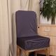 thumbnail image 3 of Funda elástica para asiento de silla con respaldo corto Gloria giratoria Gris, 3 of 9
