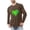 Brown, variant on ZRGHAOYLQ St Patricks Day Shirts for Men Lucky Shamrock Graphic Tees Casual Trendy Long Sleeve Pullover Tops Plus Size Crewneck T Shirts Big and Tall Holiday Party Shirt