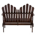 thumbnail image 2 of Shine Company Westport Loveseat - Burnt Brown, 2 of 5