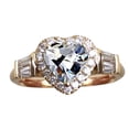 thumbnail image 2 of YYKihy Gemstone Birthstone Sapphire Statement Engagement Rings For Women Anniversary Promise Rings For Her, 2 of 5