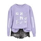 thumbnail image 1 of Heisall Womens Sweatshirts Rugby Print Long Sleeve Loose Casual Hoodless 2025 New Arrival Fashion, 1 of 3