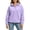 Purple, variant on XuJwPNcy Sweatshirt for Women Soft Fleece Quarter Zip Pullover Long Sleeve Lapel Tops Fall Winter Outfits Ladies Sports Clothes