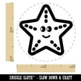 thumbnail image 2 of Starfish Doodle Self-Inking Rubber Stamp Ink Stamper - Brown Ink - Mini 1/2 Inch, 2 of 7
