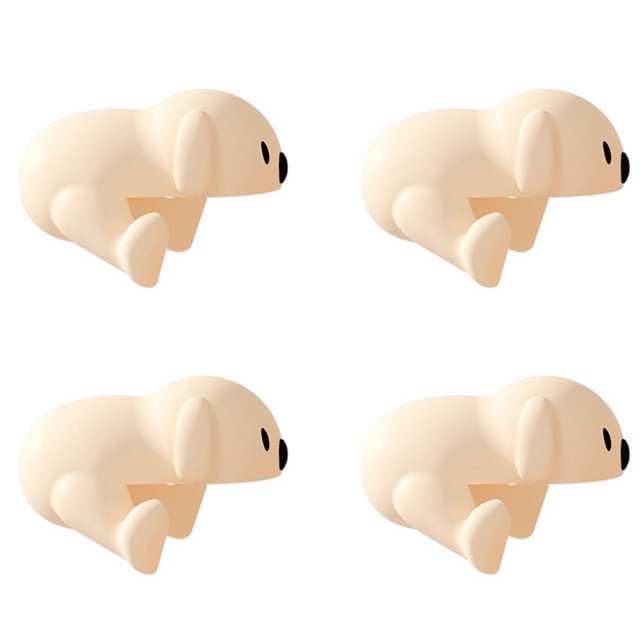 Paquete de 4 protectores de esquinas para bebés con bonitos animales, protectores de bordes afilados, suaves a prueba de bebés, mesa, escritorio, muebles de seguridad para niños, parachoques