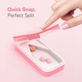 thumbnail image 6 of Pill Cutter, Pill Splitter for Small or Large Pills, Cuts Vitamins, Tablets, Detachable Pad for Clean Cuts, Travel Friendly, Pink, 6 of 7