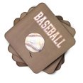 thumbnail image 2 of Baseball Foam Coaster Set of 4, 2 of 3