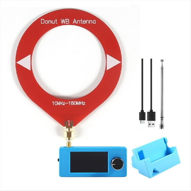Mini Radio SI4732 de 10 KHz A 180 MHz, HF SW MW VHF, FM/AM/LSB/USB, Pantalla de 1,9 Pulgadas y Soporte para Amplificador A