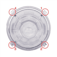 thumbnail image 3 of Blender Replacement Parts for Ninja, 4 24Oz Cups with To-Go Lids, 7 Fins Extractor Blade, for Auto IQ, 3 of 6