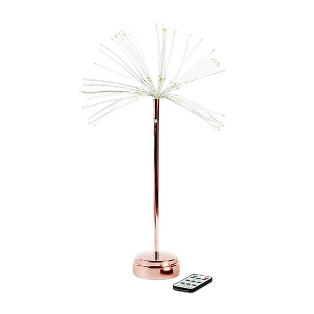 Luz solar de fuegos artificiales, resistente al agua, con destellos, colorida, estable, con forma de estrella, multicolor Control de blanco cálido