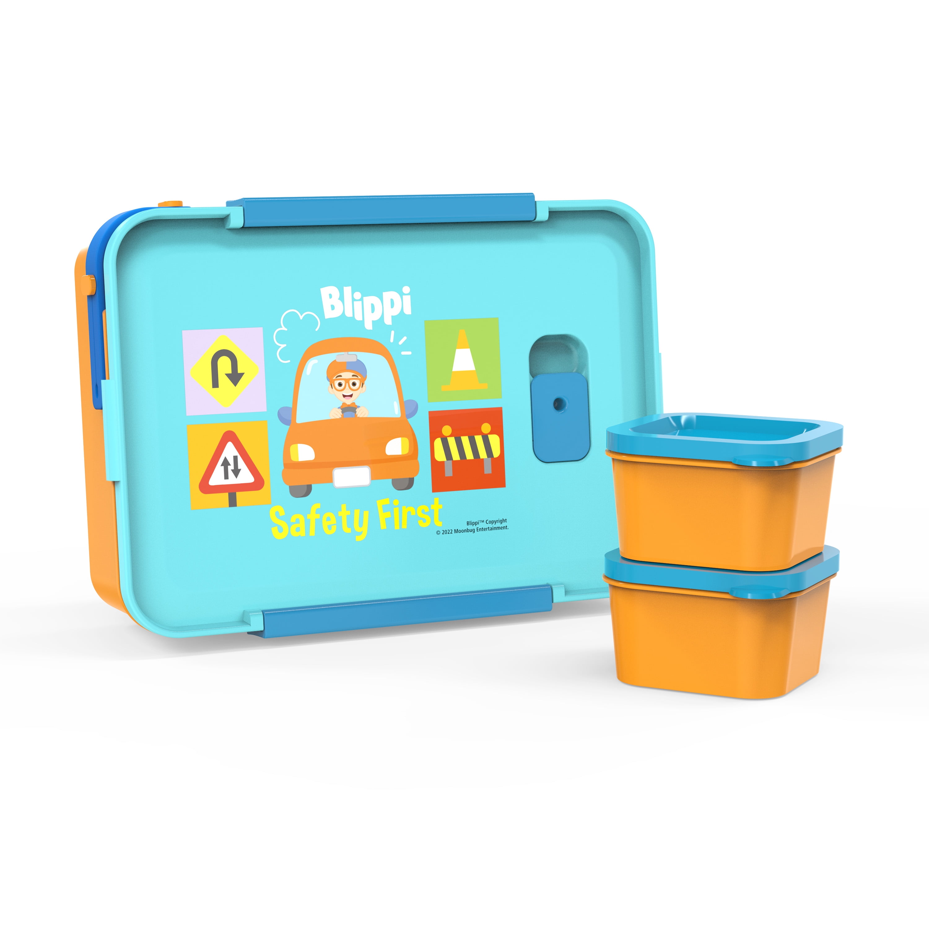 Zak Designs 3pc Kids Bento Box Set with Snack Containers and Secure