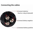 thumbnail image 4 of Jfqm Fit for Car Engine Start Switch Keyless Button Starter Auto Modified Car Ignition On Off Switches (Color : Red), 4 of 5