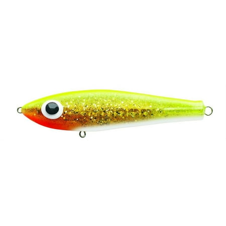 UPC: 0042095407913 | Paul Brown Original series Twitch Bait Chartreuse Gold & White