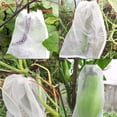 thumbnail image 2 of Spencer 50Pcs Garden Plant Netting Bags, Fruit Protect Drawstring Net Bag Against Insect Pest Bird Bug Net for Plants Fruits (9.8" x 5.9"), 2 of 8