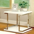 thumbnail image 2 of Furniture of America Bargunde Contemporary Wood Square End Table in White, 2 of 3
