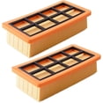 thumbnail image 1 of Filtros compatibles para accesorios de aspiradora, piezas de repuesto, filtro de pantalla (naranja, 2 unidades), 1 of 5