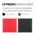 thumbnail image 5 of Piso Protector para Gimnasio Altera  PG C/10 Pz De 105x105 Cm Altera Negro Rojo, 5 of 5
