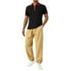 thumbnail image 1 of Sunloudy - Polo para hombre con cremallera de un cuarto, casual, manga corta, cuello de solapa, color en contraste, tops ajustados Sunloudy moda, 1 of 10