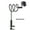 B, variant on JoyHoop Heavy-Duty Metal Phone Tablet Bracket with 360-Degree Adjustable Cantilever, 35.43-Inch Overhead Support Stand for Videos & Streaming, Black