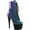 Purple/Green/Black Synthetic, variant on Women's Pleaser Adore 1020SHG Bootie
