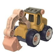 Model Toy Kids Toy Truck Toy Driver Engineering Truck Toys DIY Assembly Assembly Toy Excavator Model Kids Toy Car Assembly Truck Car Model EXCAVATOR