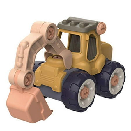 Model Toy Kids Toy Truck Toy Driver Engineering Truck Toys DIY Assembly Assembly Toy Excavator Model Kids Toy Car Assembly Truck Car Model EXCAVATOR