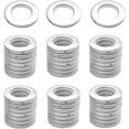 thumbnail image 1 of 32 Pcs Curtain Eyelet Rings, Curtain Eyelets Round Plastic Rings Clips Inner Diameter 40mm Diy, 1 of 5