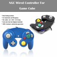 thumbnail image 2 of Wired Gamecube Controllers for Nintendo Wii Game Cube Switch Console 2 pcs, 2 of 3