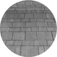 thumbnail image 1 of Ahgly Company Machine Washable Indoor Round Transitional Ash Gray Area Rugs, 6' Round, 1 of 7