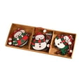 thumbnail image 3 of Hanging Slices,christmas Wooden Hanging Ornaments Decor Pendants,Wood Slices Crafts Slices Pendant Xmas Tree,Wooden Shapes Christmas Tree Gifts Party Supplies,Xmas Pendants Snowman, 3 of 8