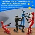 thumbnail image 6 of Titan 13 T13 Action Figure Accessories Set 3D Printed Titans Multi Jointed Poseable Action Figure Toys Figuras With Weapons (Blue), 6 of 7