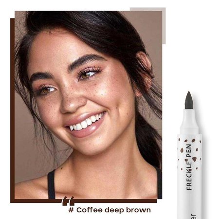 Natural Freckle Pen Long Lasting Waterproof Dot Spot Pen Create Effortless Sunkissed Makeup Soft Brown Freckle Pen Make Up Tslm1