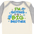 thumbnail image 4 of Inktastic Space Im Going To Be a Big Brother Boys Long Sleeve Baby Bodysuit, 4 of 5