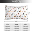 thumbnail image 2 of Balery winter Snowflake Dachshund Funda de Cojín Estampada, Regalos para Mujeres, Regalos de Amor para Ella, Regalos para Novia o Esposa, Funda de Almohada-20"x30", 2 of 6