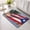 Green, variant on American Flag Non Slip Bathroom Mat, Golf Ball Pole Vintage Board Absorbent Bath Mat Rubber Backed Quick Dry Doormat Fit Under Door for Bathtub Shower Sink Kitchen 16"x24"