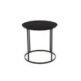 thumbnail image 2 of Boraam Landon Round Metal End Table with Dark Brown Finish, 2 of 8